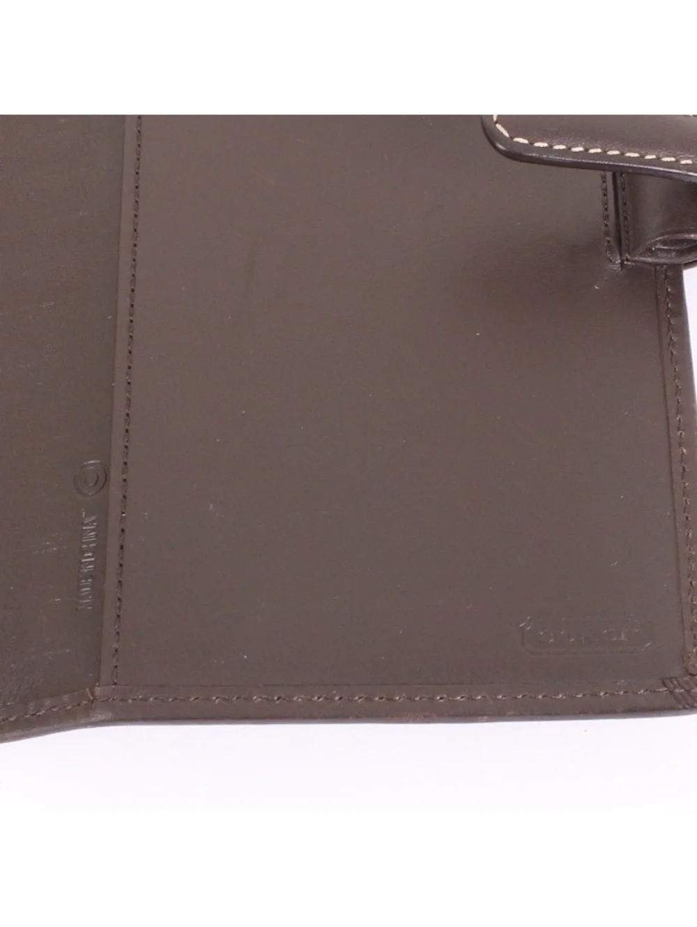 Coach Vintage Signature Canvas and Leather Planner Cover